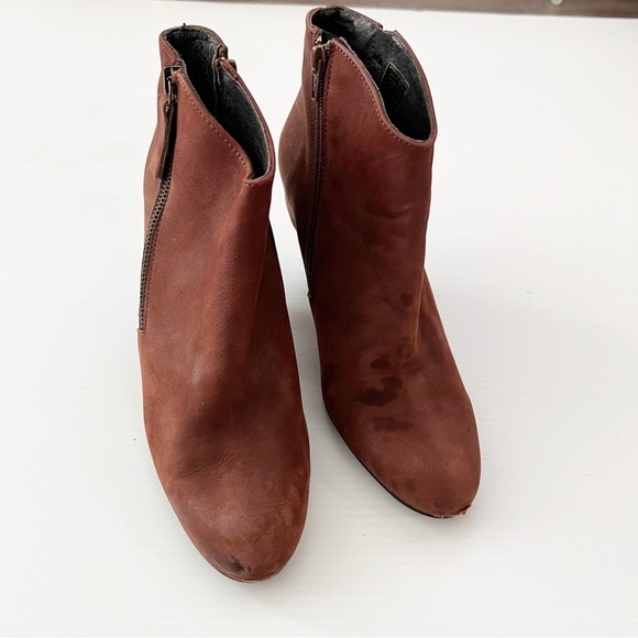 Miz Mooz- Women’s Brown Capulet Leather Ankle Boots - Picture 8 of 8